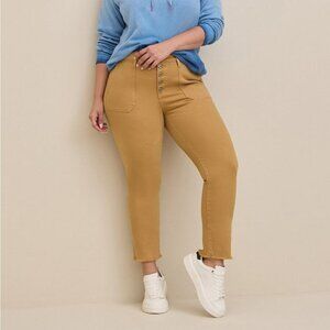Torrid - Mom Straight Vintage Stretch High-Rise Jean in "Golden"​​​​​​​​​